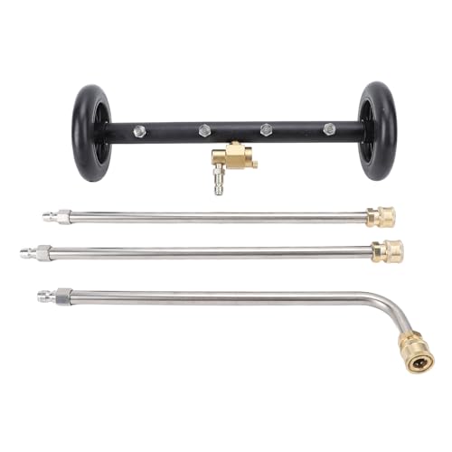 OUKENS 6 Inch Pressure Washer Undercarriage Cleaner with 3pcs Extension Wand 4000 PSI Under Car Wash Water Broom Attachment for Trucks SUVs von OUKENS