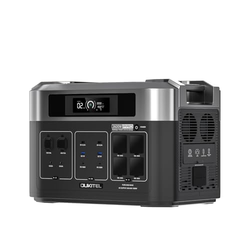OUKITEL BP2000 Pro Powerstation 3600W, Solargenerator 2048Wh mit LiFePO4 Akku für Energiespeicherung, Notfälle in Haushalten oder kleinen Büros,Wohnmobile,Camping von OUKITEL