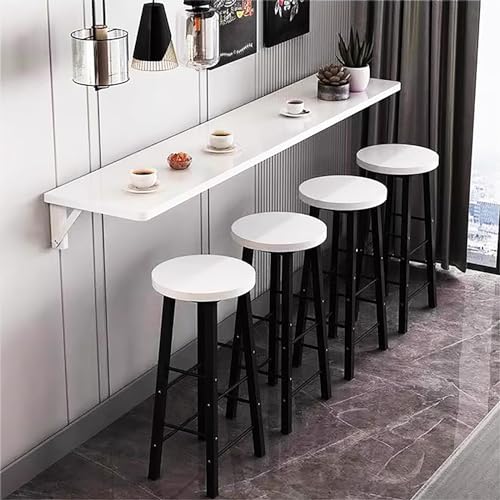 OUKMXSY An Der Wand Montierter, Klappbarer Stehtisch, Esstisch Aus Holz, Schmaler, Langer, Schwebender Schreibtisch, HäNgende Schreibtisch-Werkbank FüR KüChe, WäScherei, BüRo (80 X 39,9 cm, Weiß) OUKMXSY An Der Wand Montierter, Klappbarer Stehtisch, Esstisch Aus Holz, Schmaler, Langer, Schwebender Schreibtisch, HäNgende Schreibtisch-Werkbank FüR KüChe, WäScherei, BüRo (80 X 39,9 cm, Weiß) von OUKMXSY