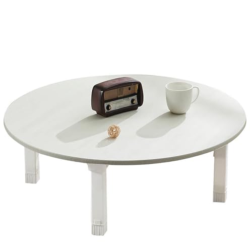 OUKMXSY Japanischer Klapptisch, Rund/Quadratisch, Chabudai-Tisch Aus Holz Mit Niedrigem Boden, Kleiner Klappbarer Esstisch FüR Den Haushalt von OUKMXSY
