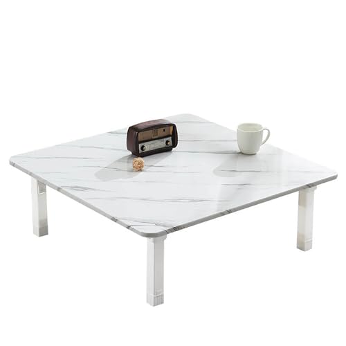 OUKMXSY Japanischer Klapptisch, Rund/Quadratisch, Chabudai-Tisch Aus Holz Mit Niedrigem Boden, Kleiner Klappbarer Esstisch FüR Den Haushalt von OUKMXSY