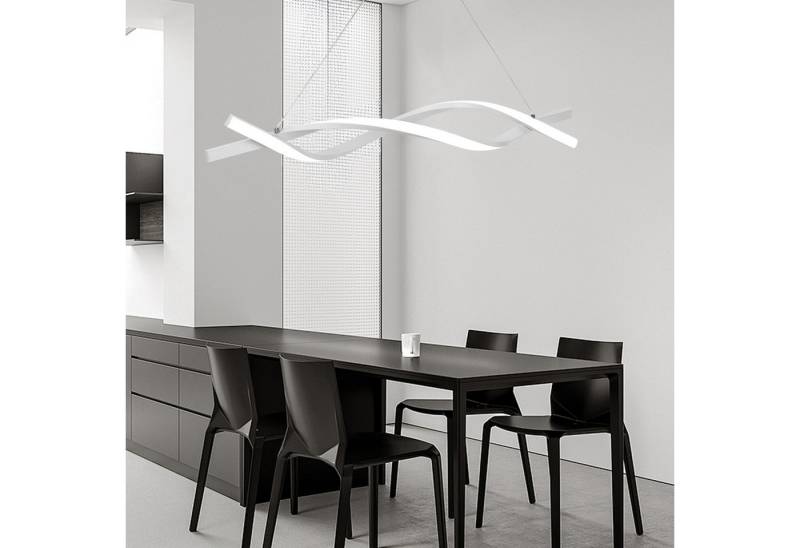 OULENBIYAR LED Pendelleuchte 24W Esstisch Hängeleuchte, Dimmbar mit Fernbedienung Hängeleuchte, LED fest integriert, Kaltweiß, Naturweiß, Warmweiß, Esszimmerlampe Küchenlampe Hängelampe von OULENBIYAR