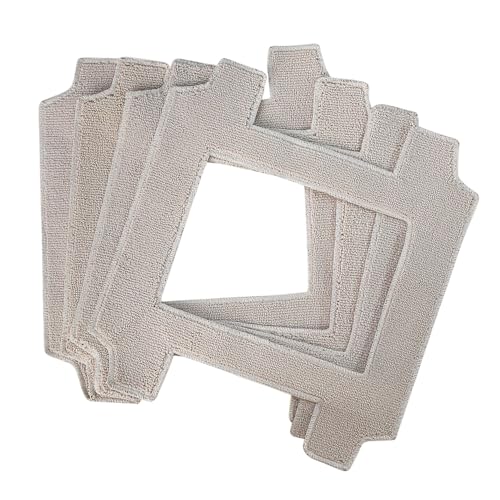 OULIGET Cleaning Rag Compatible with Ecovacs Winbot W2 Omni, W1, W1 Pro Window Vacuum Cleaner Roboter, Window Cleaning Wipe Pads Replacement Set,4 Pieces (4, 10 Inches) von OULIGET