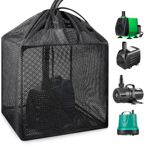 OUMEE Pumpenfilterbox, Teichabsperrtasche, große Pumpe, Netzbeutel für Outdoor-Wasserteiche, Filter (13,2 cm) von OUMEE