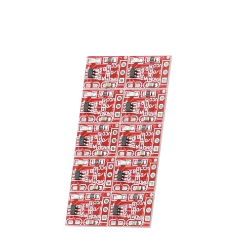 10 Stück TTP223 Touch-Tasten-Modul, selbstsperrend/nicht sperrend, kapazitiver Schalter, Einzelkanal, ändert den Sensor (Color : TTP-223) von OUMIFAND