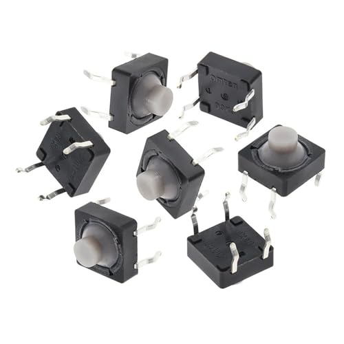 20PCS 8x8x5MM 4 Pins Leitfähiges Silikon Geräuschlos Tactile Tact Push Button Micro Schalter Selbst-reset 20PCS 8x8x5MM 4 Pins Leitfähiges Silikon Geräuschlos Tactile Tact Push Button Micro Schalter Selbst-reset von OUMIFAND