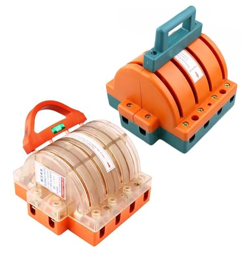 4P 32/63/100/160/225A Zweiphasenschalter High Power 220V Doppelwurf-Trennschalter 1St(4P transparent 160A) von OUMIFAND