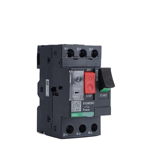 AMotor-Leistungsschalter-Schalterknopf GV2ME01C 02C 03C 04C 05C 06C 07C 08C 10C 14C 16C 20C 21C 22C 32C 1 Stück(GV2ME16C) von OUMIFAND