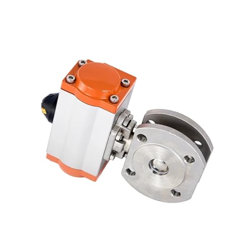 DN32 Pneumatisches dünnes Kugelventil aus Edelstahl mit Flansch und Wafer-Typ, Schnellventile, doppeltwirkend, 1 Stück DN32 Pneumatisches dünnes Kugelventil aus Edelstahl mit Flansch und Wafer-Typ, Schnellventile, doppeltwirkend, 1 Stück von OUMIFAND