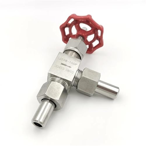 DN6/10/15 304 Edelstahl Winkel Nadelventil J24W-160P Geschweißte Nadelventile 1Pcs(DN6 OD14mm) von OUMIFAND