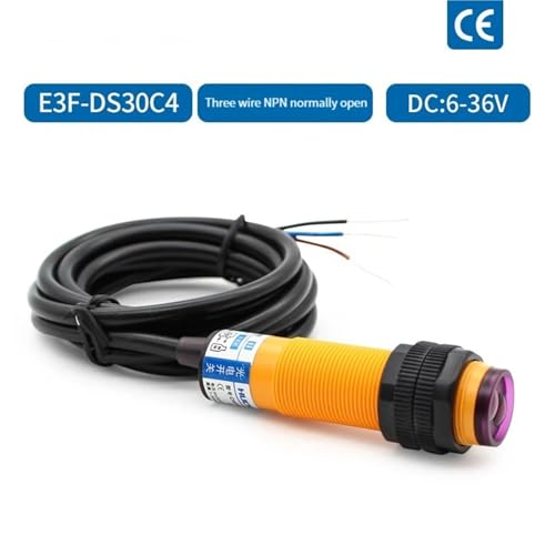 E3F-DS30C4/C2/P1/P2 Näherungsschalter Photoelektrischer Sensorschalter 6-36VDC Ausgang 1 Stücke(E3F-DS30C4) von OUMIFAND