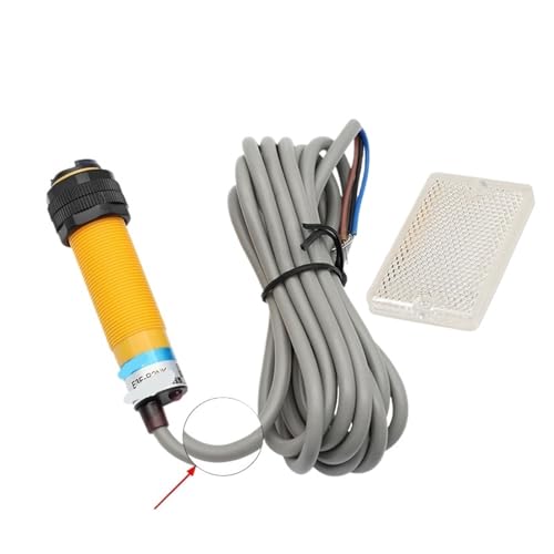 E3F M18 10cm 30cm 2M 5M Reflexion Reflektierende Optischer Sensor Schalter Einstellbar 1Pcs(E3F-5D,NPN NO NC) von OUMIFAND