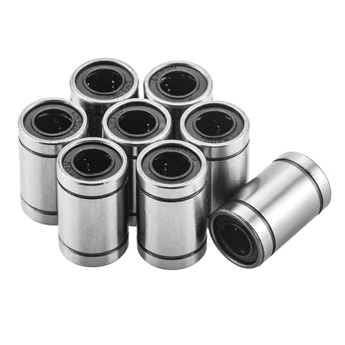 LM4UU LM6UU LM8UU LM10UU LM12UU 10mm Linearlagerwelle Lineargleitlager 1St(LM8LUU) von OUMIFAND