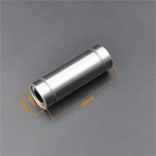 LM6LUU LM8LUU LM10LUU LM12LUU Linearlager 6 mm 8 mm 10 mm 12 mm 2 Stück(LM6LUU 6x12x35) von OUMIFAND