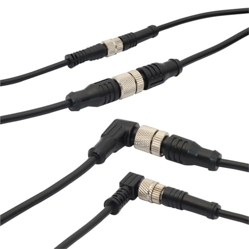 M8 M12 4 Pins Sensor Conncetor PVC-Anschlüsse 2M 5M Männlich Weiblich Typ 1Pcs(M12 I Pvc Female,LINE CONNECTOR_5M_4P) von OUMIFAND