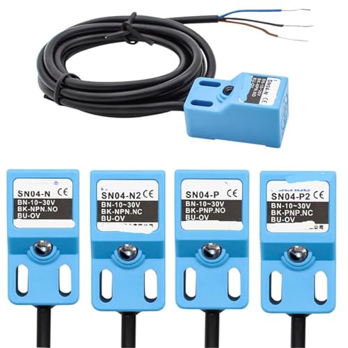 SN04-N SN04-N2 SN04-P SN04-P2 DC NPN PNP NO NC 4MM DC 10-30V SN04 Näherungssensorschalter 1St(SN04-N) von OUMIFAND