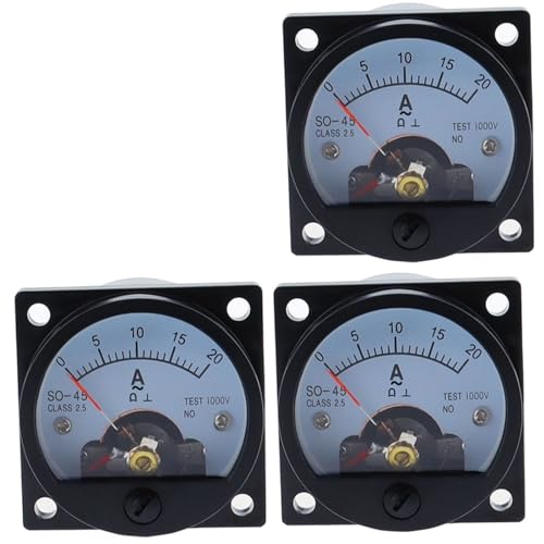 SO-45 AC Analog Amperemeter 1A 2A 3A 5A 10A 15A 20A 30A 50A Zeigermessgerät/Strommessgerät/Panelmeter 1St(200A(5A)) von OUMIFAND