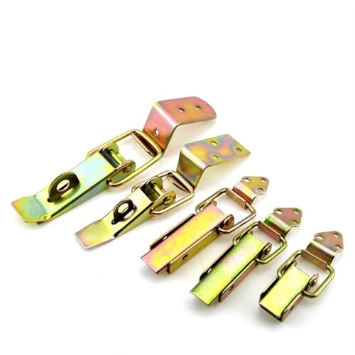 Schnalle Zwei Arten von Materialien Federbelastete Kofferschloss Toggle Latch 5Pcs(5pcs-505-304 SUS) von OUMIFAND