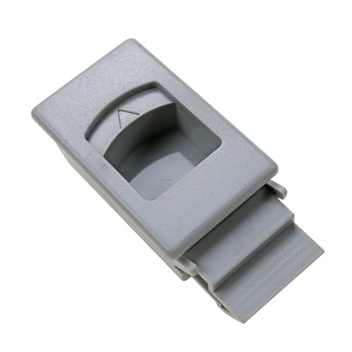 Verdeckter Griff Seitentürschnalle Verdeckter Griff PA Schnalle Box Schnalle ABS Schnalle 1St(Grey) von OUMIFAND
