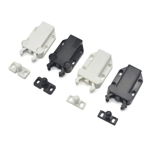 XK811-2 Verdeckter Typ Groß Schwarz Weiß Drücken Sie den Kunststoff-Türstopper Ein Schlüsselschalter 1St(XK811-2W1) von OUMIFAND
