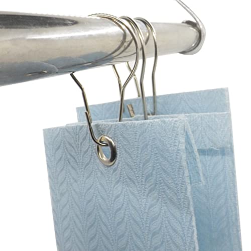 12 St¨¹ Duschvorhang Ringe Edelstahl Haken f¨¹r Badezimmer von OUNONA