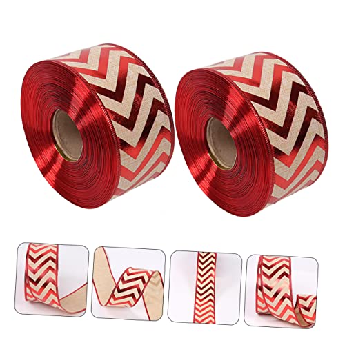 OUNONA 1 Satz 2 Stück Bogenband seidenband Ribbon bandfeile weihnacjtsdeko tortendeko Einschulung Bögen Weihnachtsband Bänder zum Verpacken Pastell Wickelband Geschenkbänder Polyester rot OUNONA 1 Satz 2 Stück Bogenband seidenband Ribbon bandfeile weihnacjtsdeko tortendeko Einschulung Bögen Weihnachtsband Bänder zum Verpacken Pastell Wickelband Geschenkbänder Polyester rot von OUNONA