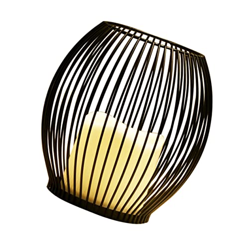 OUNONA 1 Satz Kerzenleuchter-Ornamente Cafe intencion kaffelikoer partydekoration esszimmerstã¼hle cadfi schwarzer Abnehmbarer Kerzenhalter abnehmbare Kerzenhalter-Dekoration Eisen Black von OUNONA