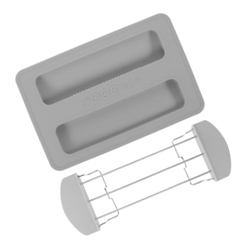OUNONA 1 Satz Staubschutzhaube Toasterdeckel Abdeckung Brotmacher Toaster Harter Deckung Toaster Deckel Sandwich-clip-toaster-deckel Toaster-sandwich-clip Toaster Zubehör Grau Kieselgel von OUNONA
