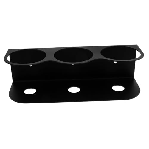 OUNONA 1 Set Garage Wand Spray Farbe Halter Spray Flaschen Lagerung Rack Metall Schwarz Wasser Flasche Rack von OUNONA