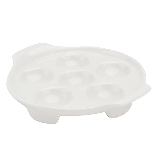 OUNONA 1Stück Baking Pan für Schnecken Praktische Schneckenschale aus Keramik Ofenfest und Spülmaschinengeeignet für Barbecue und Restaurant von OUNONA