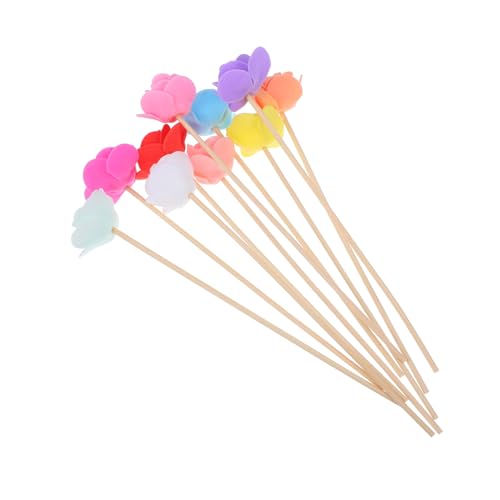 OUNONA 10 Stück Aromatherapie Diffusionsstäbe Blumen Diffusorstäbchen DIY Diffusorstäbchen Diffusorstäbchen Für Ätherische Öle Diffusorstäbchen Nachfüllpackung Blumen von OUNONA