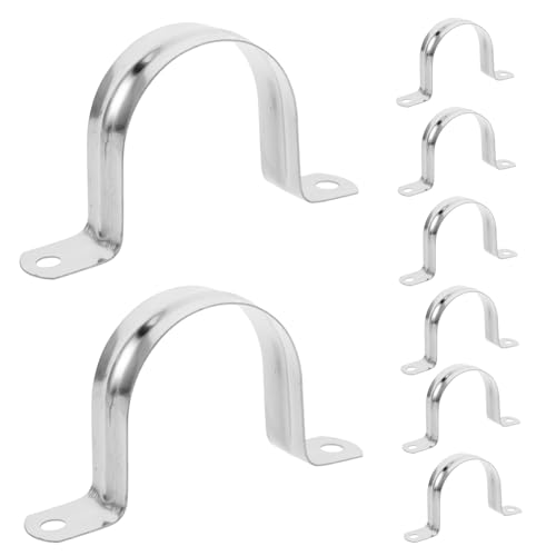 OUNONA 10 Stück Edelstahl Rohrschellen Sattelklammern für Rohre und Kabel Robuste Rohrklemmen mit Schneller Montage Stabile Halterung für Innen Außenbereich Vielseitig Einsetzbar OUNONA 10 Stück Edelstahl Rohrschellen Sattelklammern für Rohre und Kabel Robuste Rohrklemmen mit Schneller Montage Stabile Halterung für Innen Außenbereich Vielseitig Einsetzbar von OUNONA