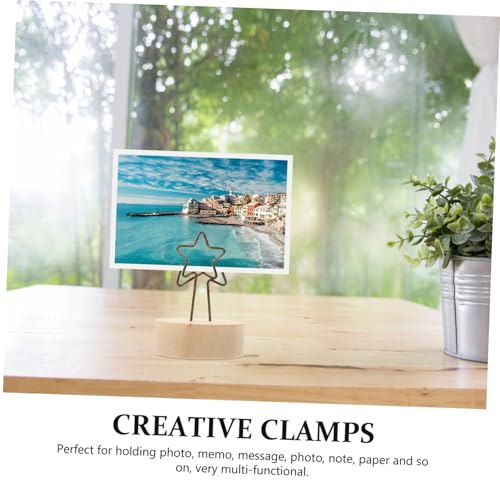 OUNONA 10 Stück Fotohalter aus Naturholz und Vielseitige Kleine Clipständer für Notizen und Fotos Stabile Tischkartenhalter für Büro Zuhause Partydekoration DIY bastelprojekte OUNONA 10 Stück Fotohalter aus Naturholz und Vielseitige Kleine Clipständer für Notizen und Fotos Stabile Tischkartenhalter für Büro Zuhause Partydekoration DIY bastelprojekte von OUNONA