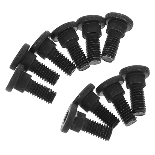 OUNONA 10 Stück Innensechskantschrauben Schwarz Kohlenstoffstahl Teiliges mit Stufenbegrenzung für Maschinenreparatur und Industrielle Anwendungen Sicherer Halt Vielseitig und Robust von OUNONA