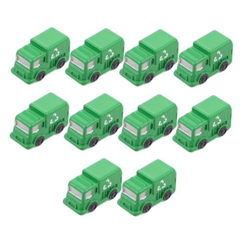 OUNONA 10 Stück Miniatur Müllwagen Modell Detailreiche Kleine Fahrzeug-Ornamente für DIY Mikro-landschaften Geeignet für Puppenhäuser Büro Heimdekoration Realistische Miniatur OUNONA 10 Stück Miniatur Müllwagen Modell Detailreiche Kleine Fahrzeug-Ornamente für DIY Mikro-landschaften Geeignet für Puppenhäuser Büro Heimdekoration Realistische Miniatur von OUNONA