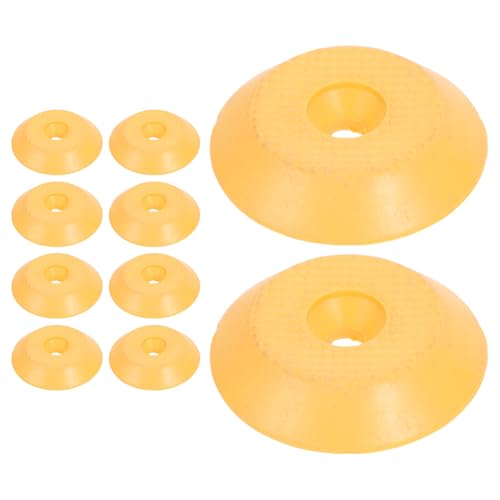 OUNONA 10 Stück Teiliges fühlbare Warnnägel für Gehwege und Straßen Sichtbare Rutschfeste Blindenleitsysteme Langlebig und Einfach mit Schrauben zu Montieren Geeignet für Außenbereiche von OUNONA