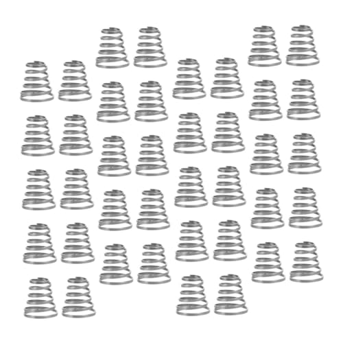 OUNONA 100 Stück Fahrrad Schnellspannfeder aus Edelstahl Ersatzteile für Vorder Hinterrad Hohe Elastizität Rostfrei Passend für Mountainbikes und Rennräder von OUNONA