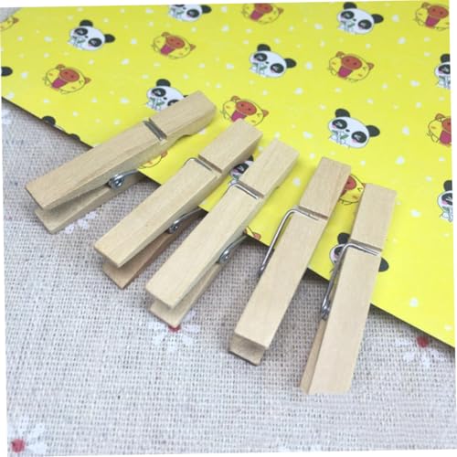 OUNONA 100 Stück Mini Holzklammern Natürliche Mini Foto clips für Memo Notizen Karten Dekoration Basteln und Aufhängen OUNONA 100 Stück Mini Holzklammern Natürliche Mini Foto clips für Memo Notizen Karten Dekoration Basteln und Aufhängen von OUNONA