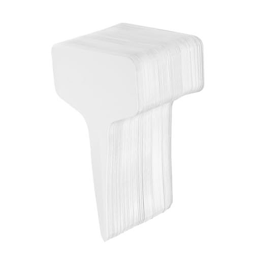 OUNONA 100Stk. T-Form Plastik Pflanzenstecker Stecketiketten Beschriften Pflanzschilder Schilder von OUNONA