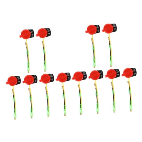 OUNONA 12 Stück Kill Schalter Für Gartentraktor Ein Aus Schalter Ein Aus Schalter Stopp Motor Ein Aus Schalter Rasenmäher Schalter Ein Aus Schalter Gartentraktor Pumpenschalter OUNONA 12 Stück Kill Schalter Für Gartentraktor Ein Aus Schalter Ein Aus Schalter Stopp Motor Ein Aus Schalter Rasenmäher Schalter Ein Aus Schalter Gartentraktor Pumpenschalter von OUNONA
