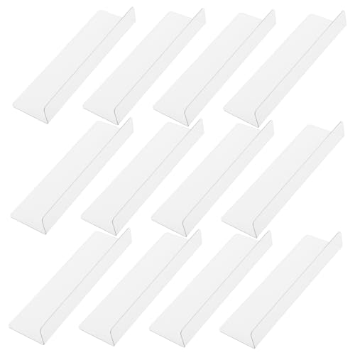 OUNONA 12 Stück Regalteiler Regale Schrankorganisation Acryl Schrankteiler Organizer Schrankteiler Schrankeinsatz Transparenter Kunststoff von OUNONA