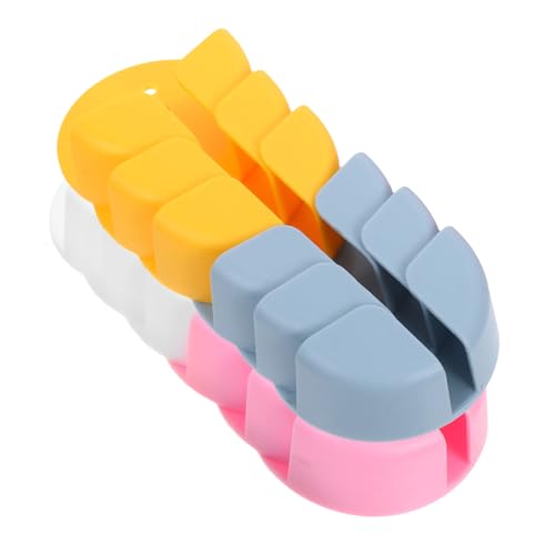 OUNONA 12 Stück Teiliges Selbstklebender Steckdosenhaken mit Starkem Kleber Kabelführende Steckdosenhalter Wandmontierte Bohrfreie Kabelclips für Küche Bad Büro Kompatibel mit Glas Metall OUNONA 12 Stück Teiliges Selbstklebender Steckdosenhaken mit Starkem Kleber Kabelführende Steckdosenhalter Wandmontierte Bohrfreie Kabelclips für Küche Bad Büro Kompatibel mit Glas Metall von OUNONA