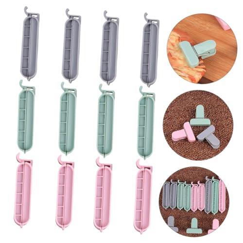 OUNONA 12 Stück Teiliges Verschlussklammern aus Langlebigem PP Starke Klammern für Snack Teebeutel Vielseitig Einsetzbar zum Frischhalten von Lebensmitteln Praktische Zufällige Farbe OUNONA 12 Stück Teiliges Verschlussklammern aus Langlebigem PP Starke Klammern für Snack Teebeutel Vielseitig Einsetzbar zum Frischhalten von Lebensmitteln Praktische Zufällige Farbe von OUNONA