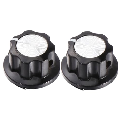 OUNONA 15 Stück Teiliges Potentiometer Drehknopf Innenloch Geriffelter Kunststoffknauf Kompatibel mit Drehbar Ersatz für Audio Musikinstrumente Schwarz OUNONA 15 Stück Teiliges Potentiometer Drehknopf Innenloch Geriffelter Kunststoffknauf Kompatibel mit Drehbar Ersatz für Audio Musikinstrumente Schwarz von OUNONA