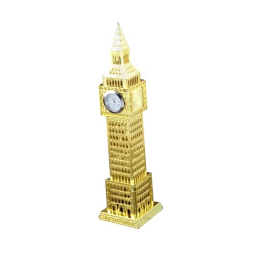 OUNONA 1Stück London Big Uhr Metallornament Retro Miniatur Dekoration Robust und Langlebig Einzigartiges Design Zufällige Farbvarianten für Event und Jede Party von OUNONA