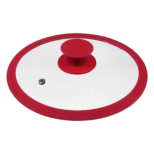 OUNONA 1Stück Silikonrand Topfabdeckung Runder Gehärteter Glasdeckel für Töpfe und Pfannen Hitzebeständig Leicht zu Reinigen Ergonomisches Design die Tägliche OUNONA 1Stück Silikonrand Topfabdeckung Runder Gehärteter Glasdeckel für Töpfe und Pfannen Hitzebeständig Leicht zu Reinigen Ergonomisches Design die Tägliche von OUNONA