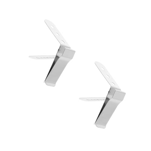 OUNONA 2 Stck. Thermometer Clip Temperaturhalter für Milch Kaffee Bbq und Präziser Lebensmittelthermometer Halter für Sicheres Kochen und Grillen Silber OUNONA 2 Stck. Thermometer Clip Temperaturhalter für Milch Kaffee Bbq und Präziser Lebensmittelthermometer Halter für Sicheres Kochen und Grillen Silber von OUNONA
