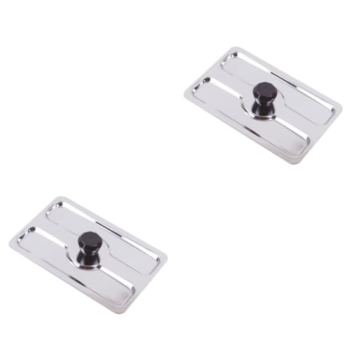 OUNONA 2 Stücke Brot Toaster Edelstahl Obere Abdeckung Toaster Deckel Frühstück Maker Protector OUNONA 2 Stücke Brot Toaster Edelstahl Obere Abdeckung Toaster Deckel Frühstück Maker Protector von OUNONA