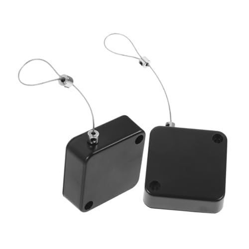 OUNONA 2 Stück Automatische Ausziehbare Diebstahlsicherung mit Stahlseil Vielseitige Sicherung für Waren und Persönliche Gegenstände Langlebiges Dunkles Kabelschloss Schlossenden OUNONA 2 Stück Automatische Ausziehbare Diebstahlsicherung mit Stahlseil Vielseitige Sicherung für Waren und Persönliche Gegenstände Langlebiges Dunkles Kabelschloss Schlossenden von OUNONA