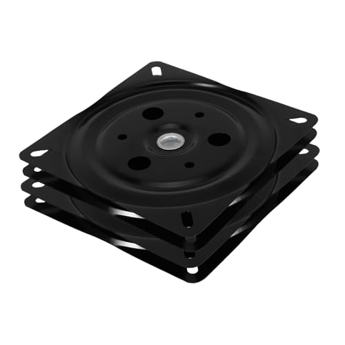 OUNONA 2 Stück Drehplatte für Möbel Drehmechanismus Robustes Metall Ersatz für Barhocker Bootssitz Tv Ständer Drehbare Basis für Stühle und Drehstühle von OUNONA
